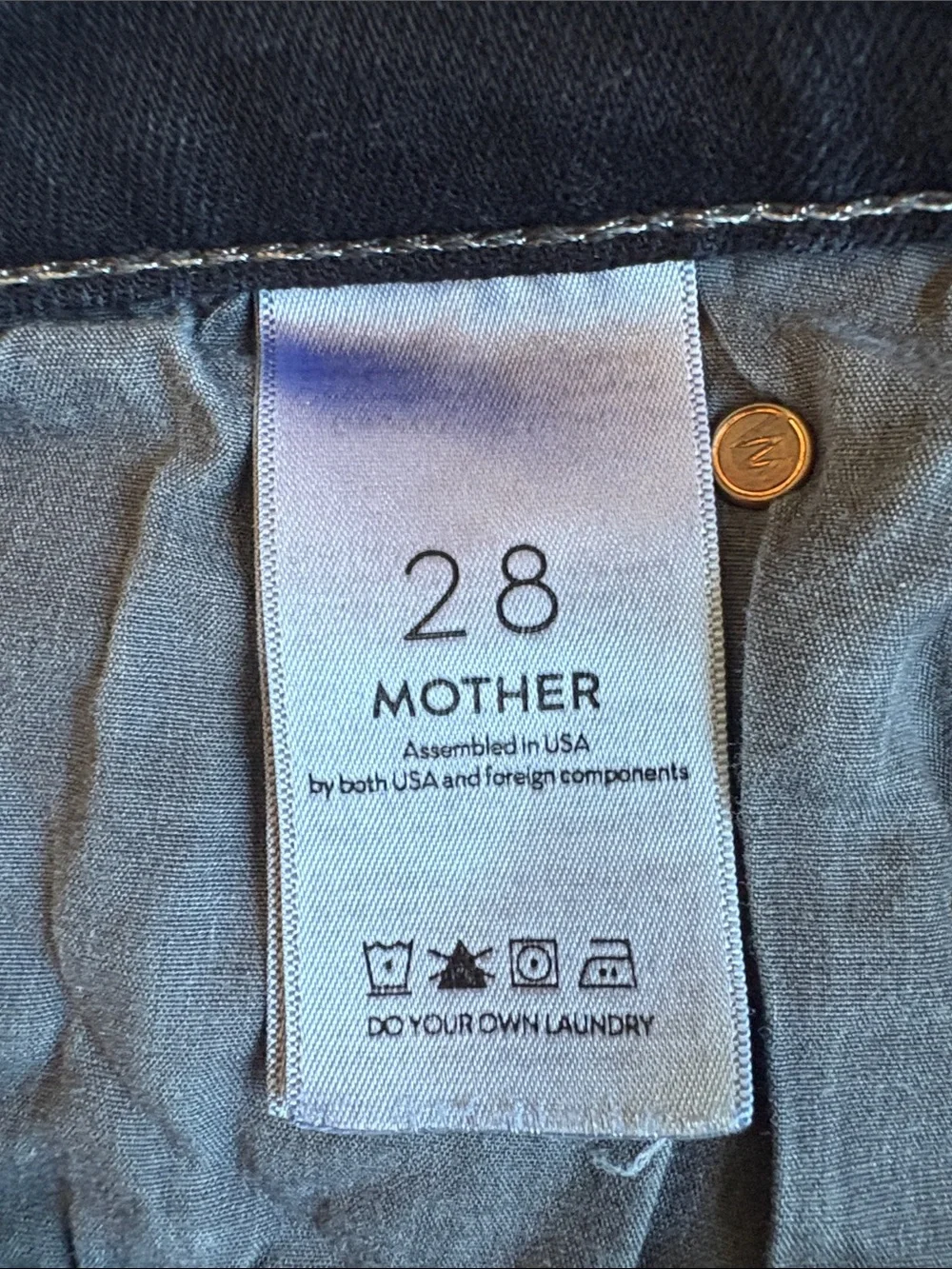 MOTHER The Rascal Straight Leg Jeans 28 - Picture 7 of 8